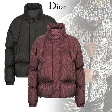 dior oblique oversized down jacket